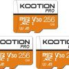 KOOTION 128GB Micro SD Card 3 Pack, UHS-I MicroSDXC Card for 4K Video Recording, U3, A1, V30, C10 TF Flash Memory Card with Adapter - Image 14