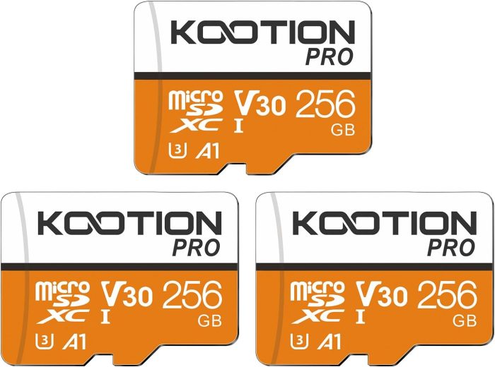 KOOTION 128GB Micro SD Card 3 Pack, UHS-I MicroSDXC Card for 4K Video Recording, U3, A1, V30, C10 TF Flash Memory Card with Adapter - Image 14