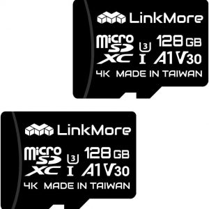 LinkMore 256GB Micro SDXC Card, XV13 Agon Lite, A1, UHS-I, U3, V30, Class 10 Compatible, Read Speed Up to 100 MB/s,Write Speed Up to 70 MB/s, SD Adapter Included