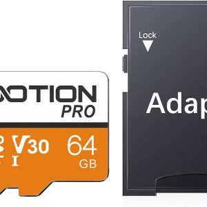 KOOTION 128GB Micro SD Card 3 Pack, UHS-I MicroSDXC Card for 4K Video Recording, U3, A1, V30, C10 TF Flash Memory Card with Adapter