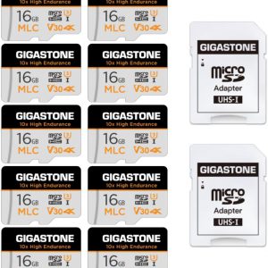 [5-Yrs Free Data Recovery] GIGASTONE 256GB Micro SD Card, High Endurance Pro Series Speed Up to 100MB/s, Compatible with REDTIGER ROVE VIOFO VANTRUE PRUVEEO ARIFAYZ Dash Cam, MicroSDXC UHS-I A1 V30 U3