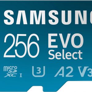 SAMSUNG EVO Select microSDMemory Card + Adapter, 1TB microSDXC, Up-to 160 MB/s, 4K UHD, UHS-I, C10, U3, V30, A2, for Mobile Phone, Smartphones, Nintendo-Switch, and Tablets (MB-ME1T0SA/AM)
