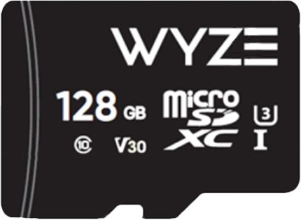 Wyze Expandable MicroSDXC Card Class 10,Storage 128GB , Black image 0