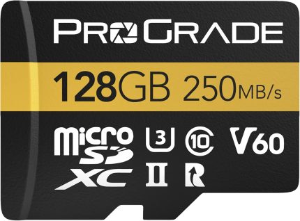 microSD Card V60 (256GB) - Tested to Work with Full-Size SD Card Devices | Up to 250MB/s Read, 130MB/s Write by ProGrade Digital image 0